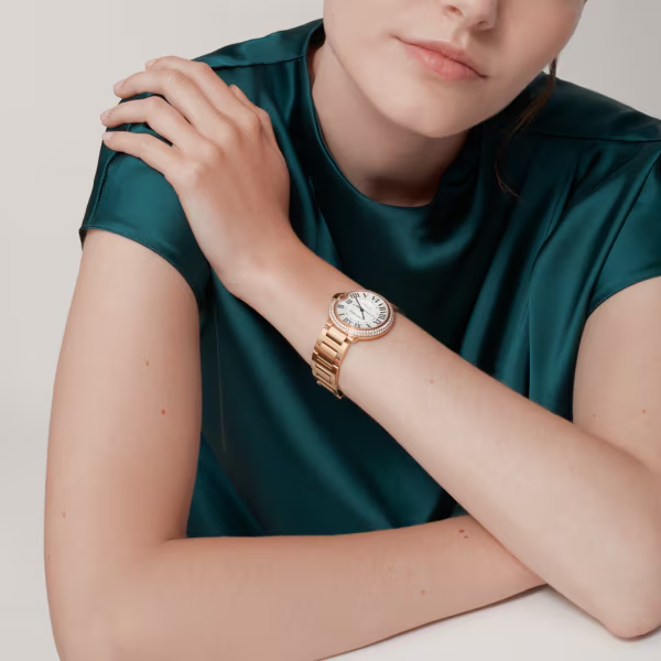 CARTIER BALLON BLEU Diamond Rose Gold 36mm