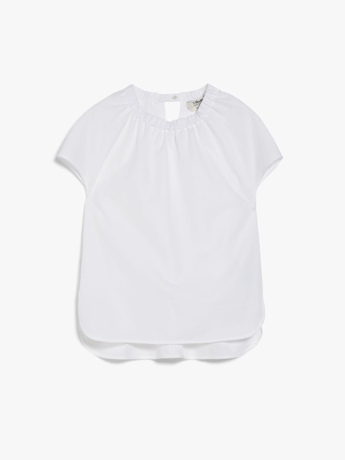 Cotton poplin blouse