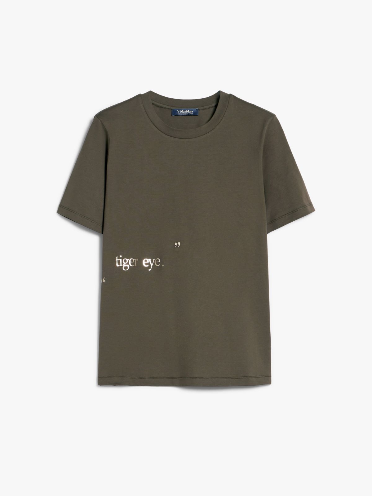 Cotton jersey print T-shirt