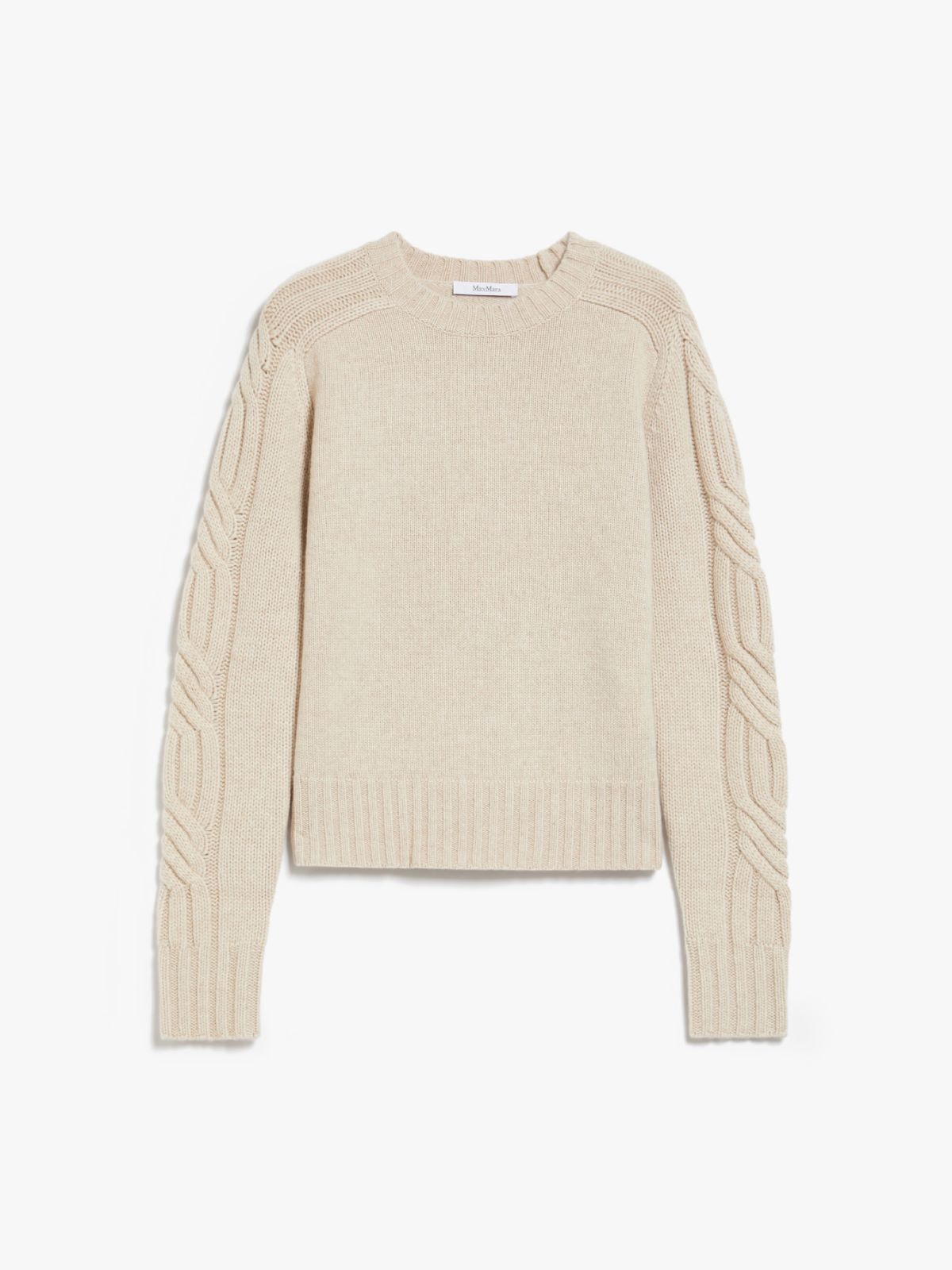 Pure cashmere crew-neck jumper