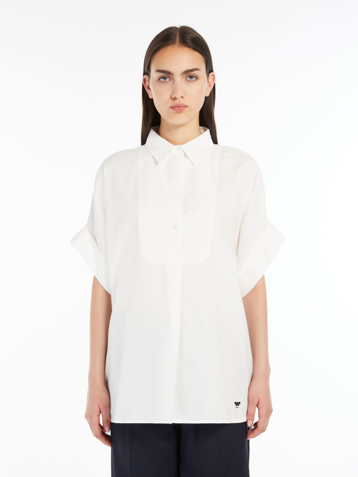 Cotton poplin shirt