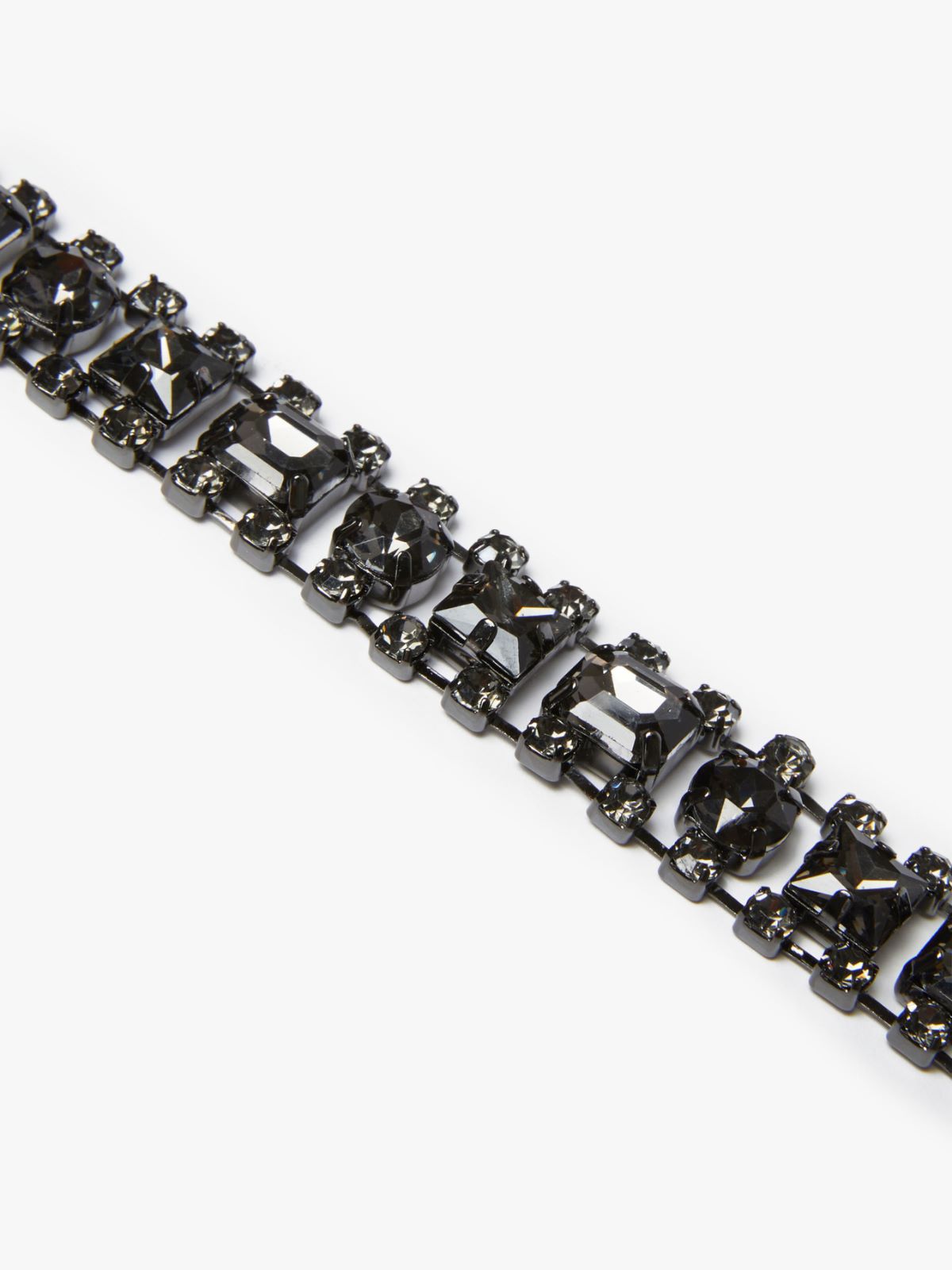 Satin bejewelled belt