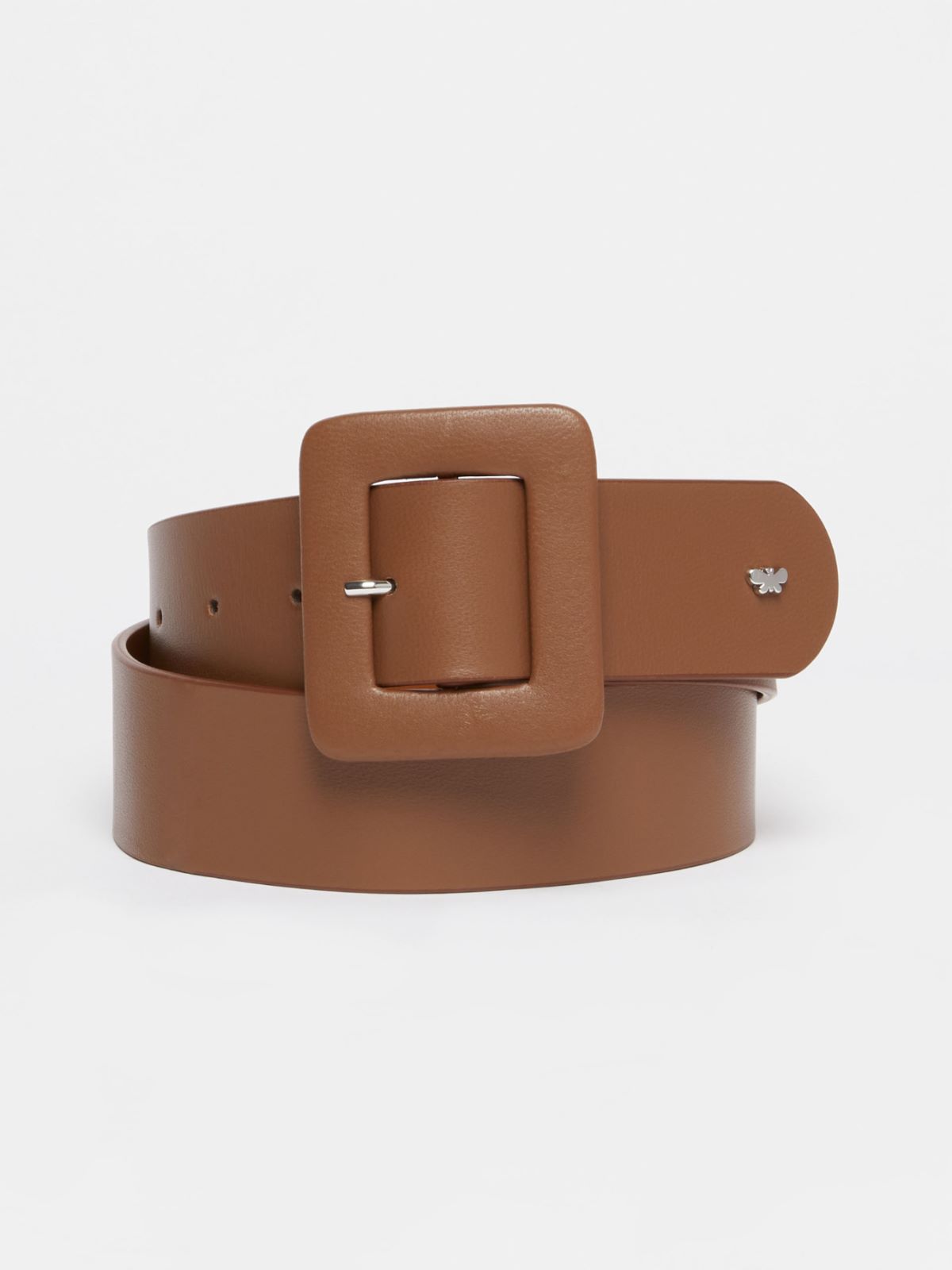 Nappa leather belt