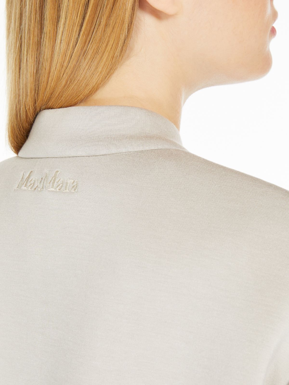 Bomber jacket in scuba jersey