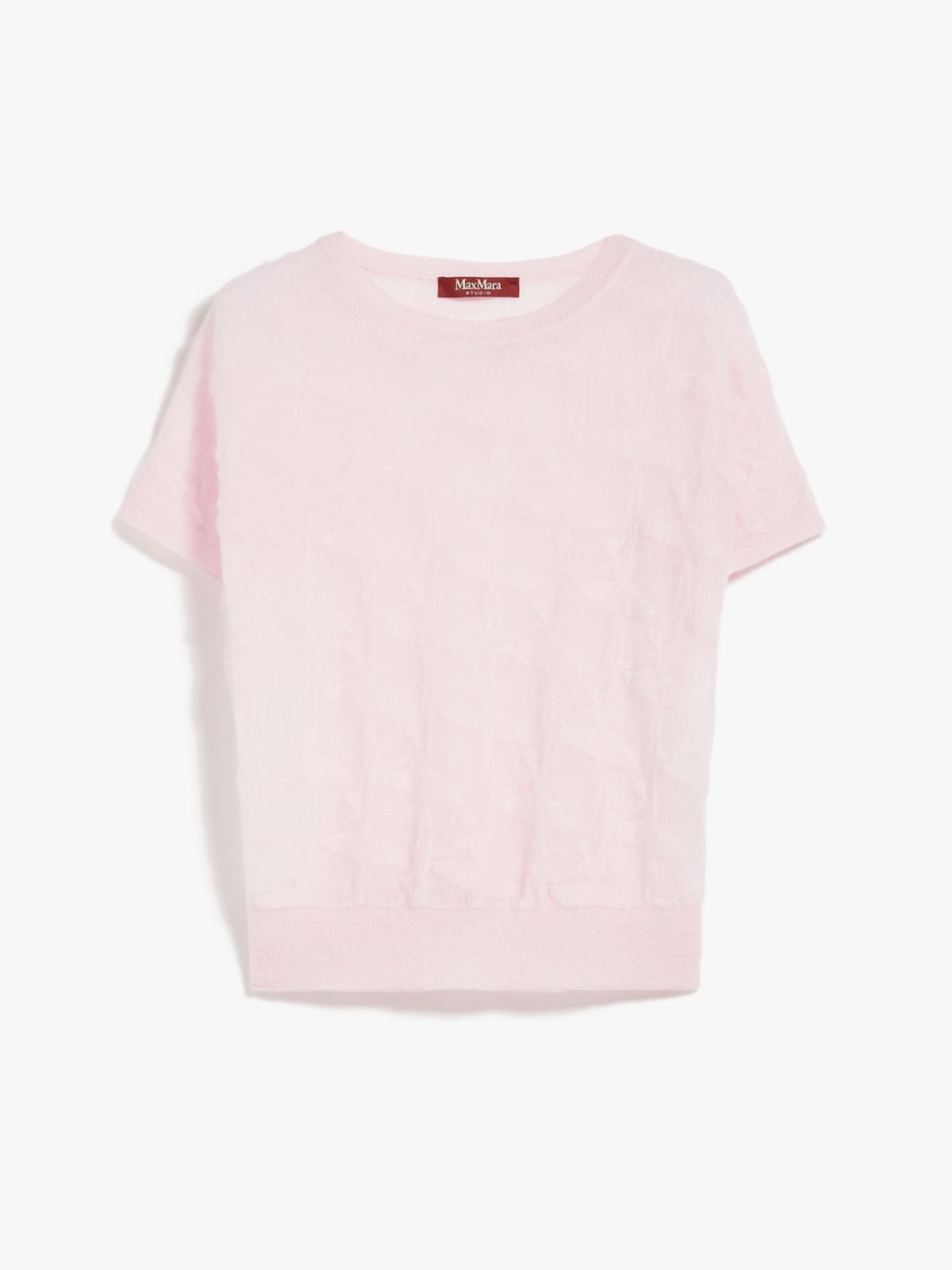 Jacquard mohair sweater