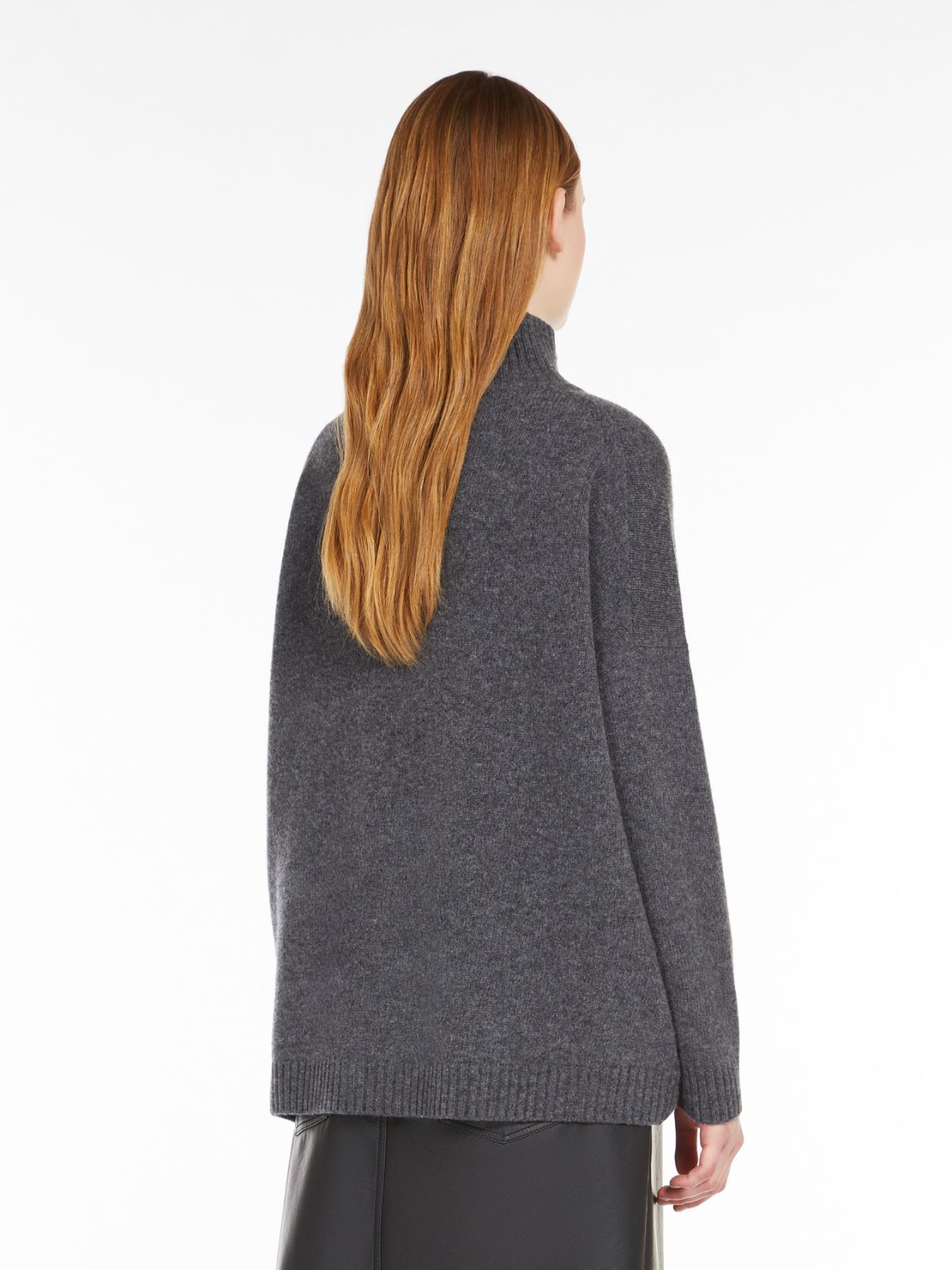 Wool high-neck sweater