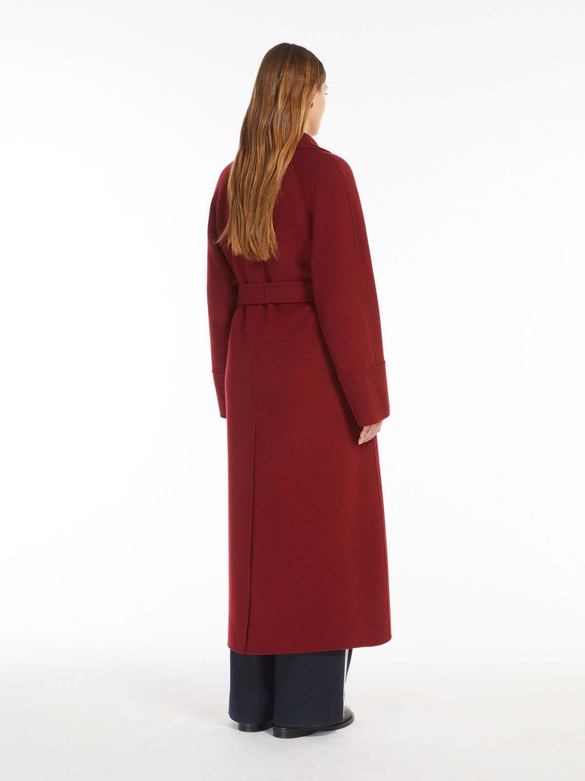 Wool wrap coat