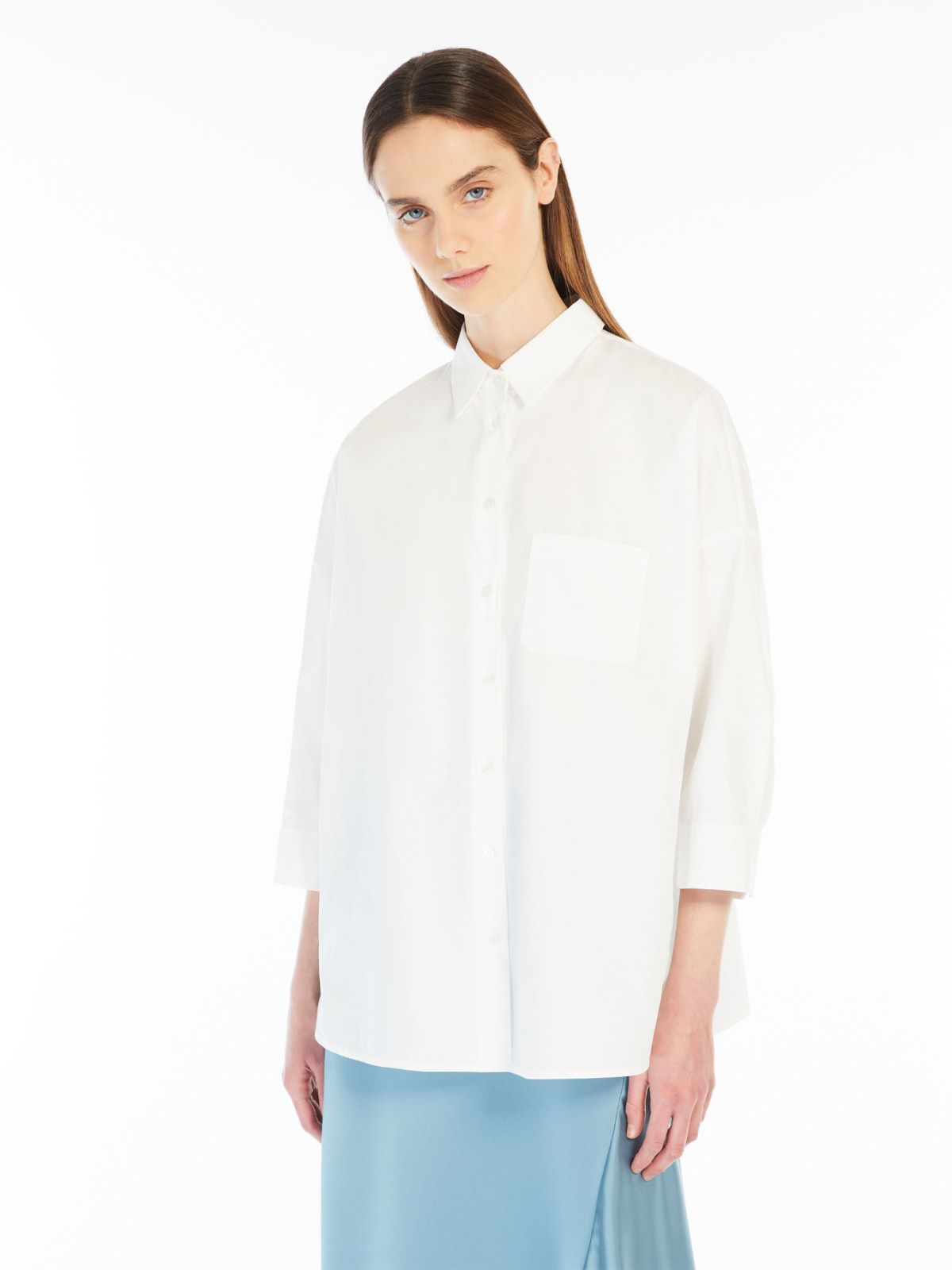 Relaxed-fit poplin shirt
