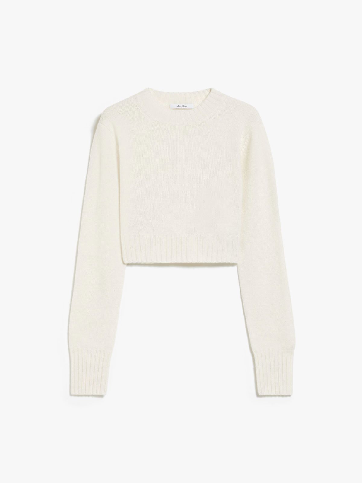Cropped cashmere jumper