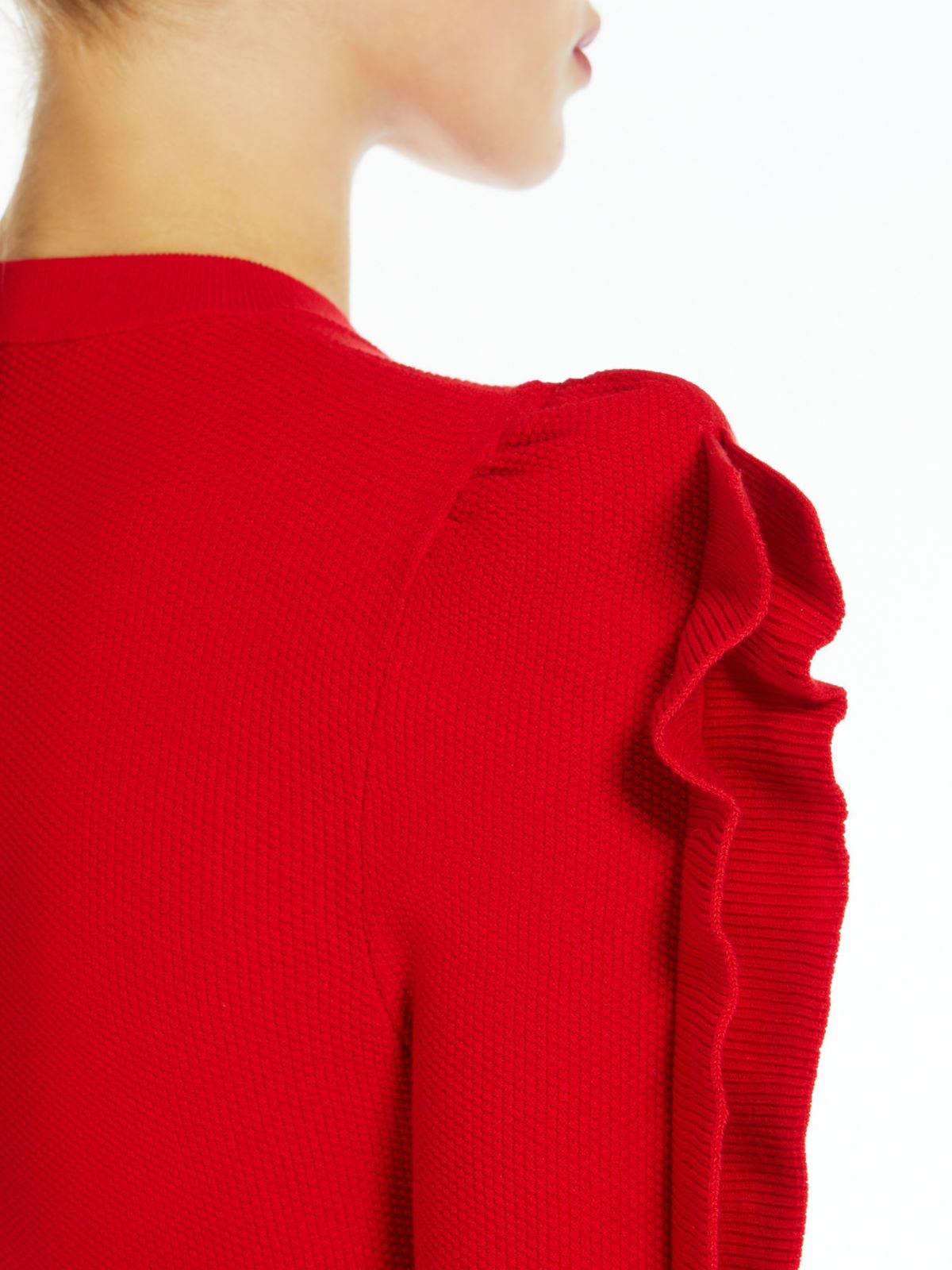 Stretch-viscose jumper