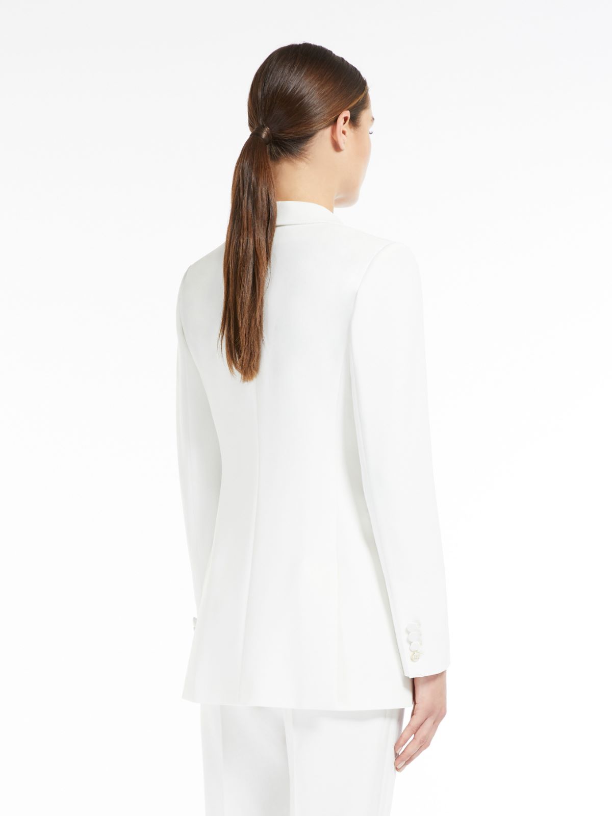 Cady single-breasted tuxedo jacket