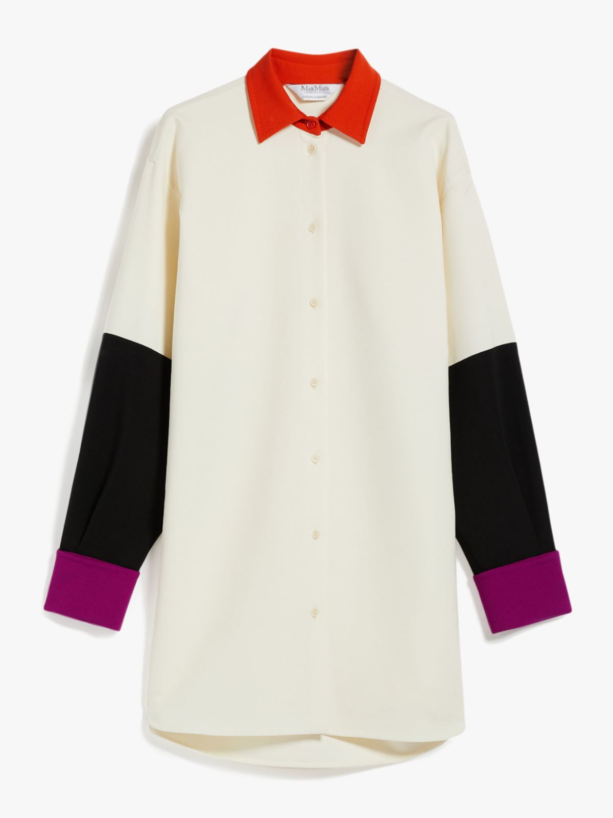 Short wool shirt dress