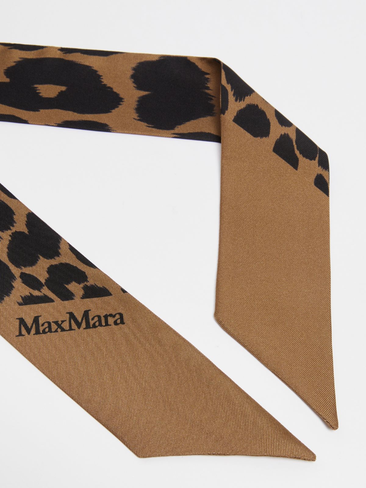 Printed silk bandeau