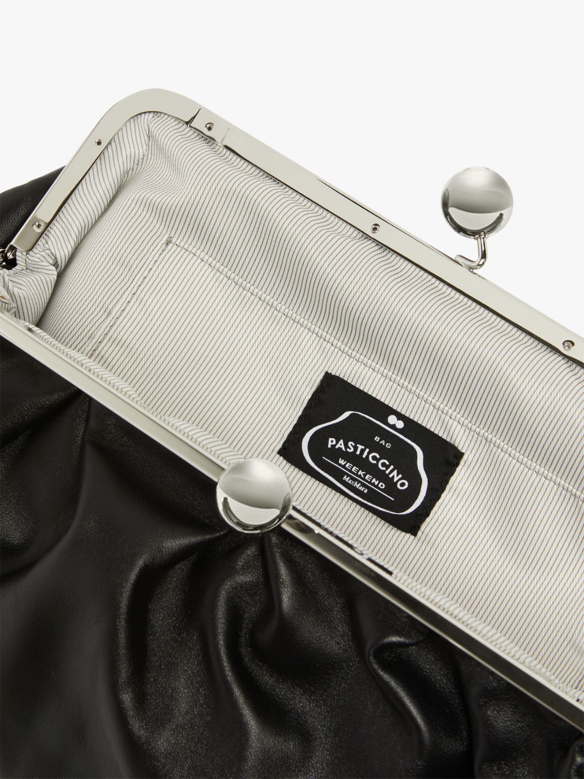 Large nappa leather Pasticcino bag