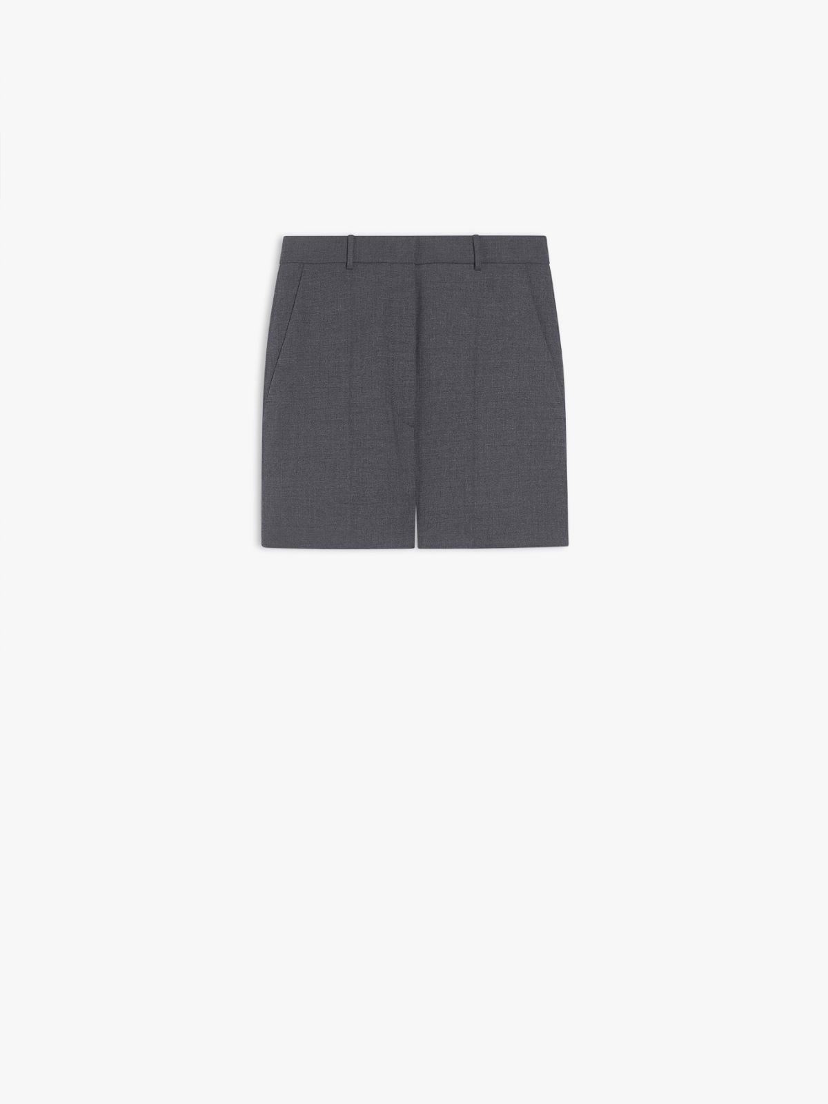 Stretch wool shorts