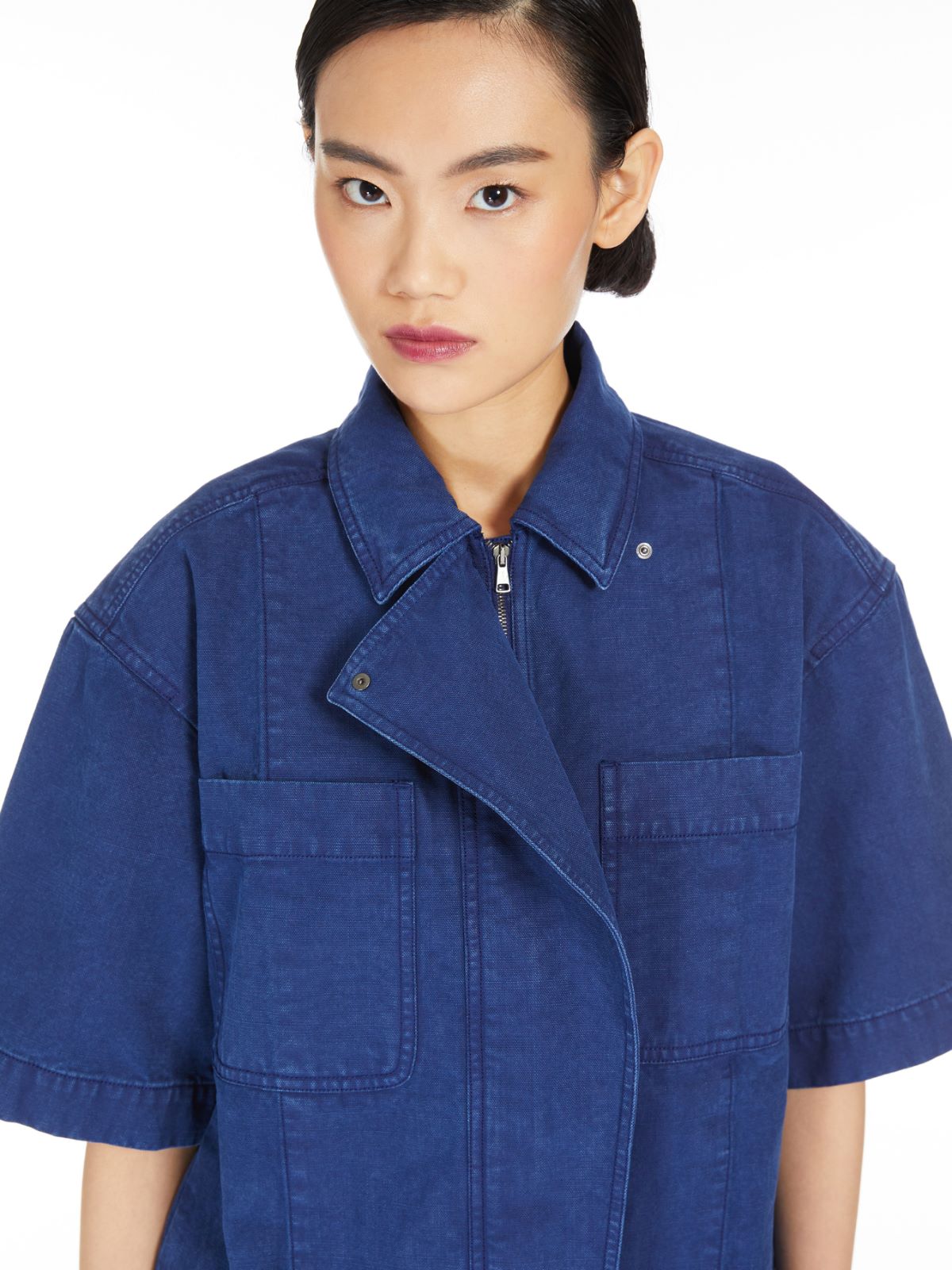 Canvas oversized shirt