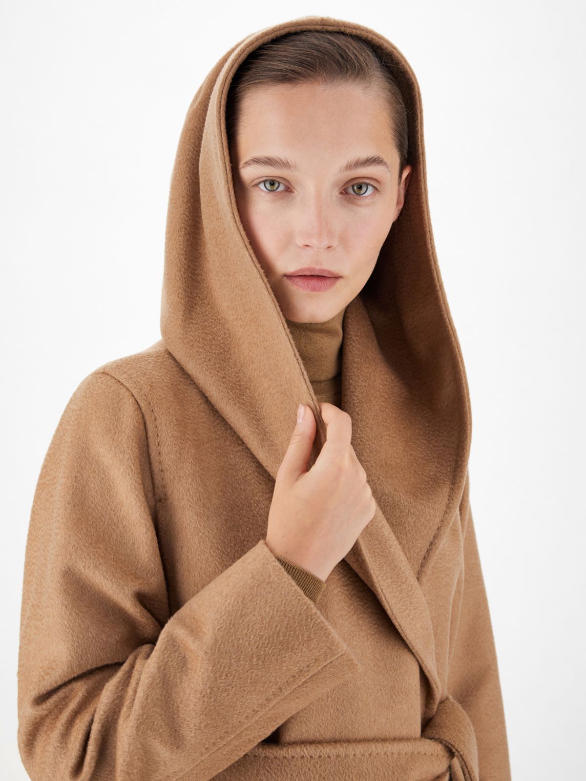 Camel colour robe coat