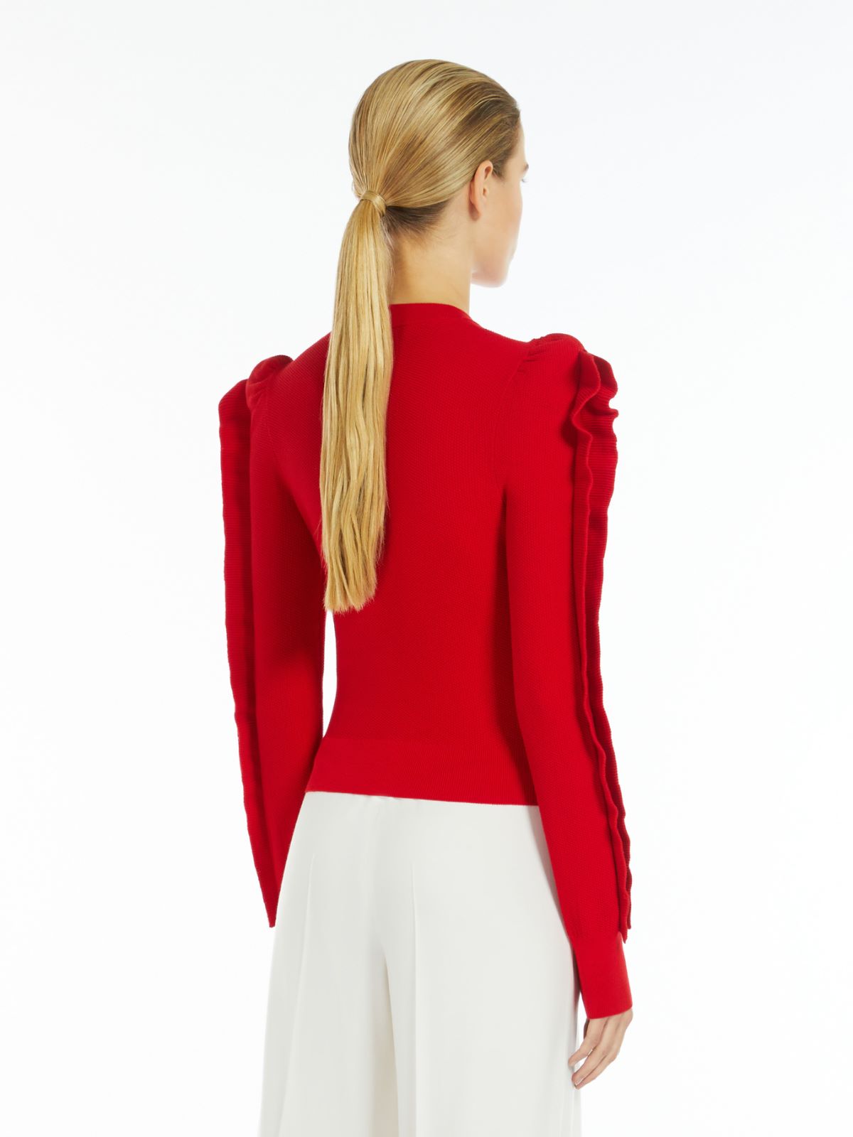 Stretch-viscose jumper