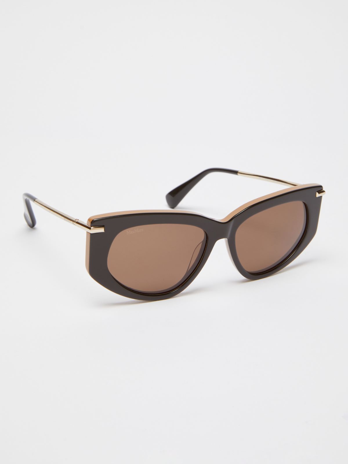 Rectangular acetate sunglasses