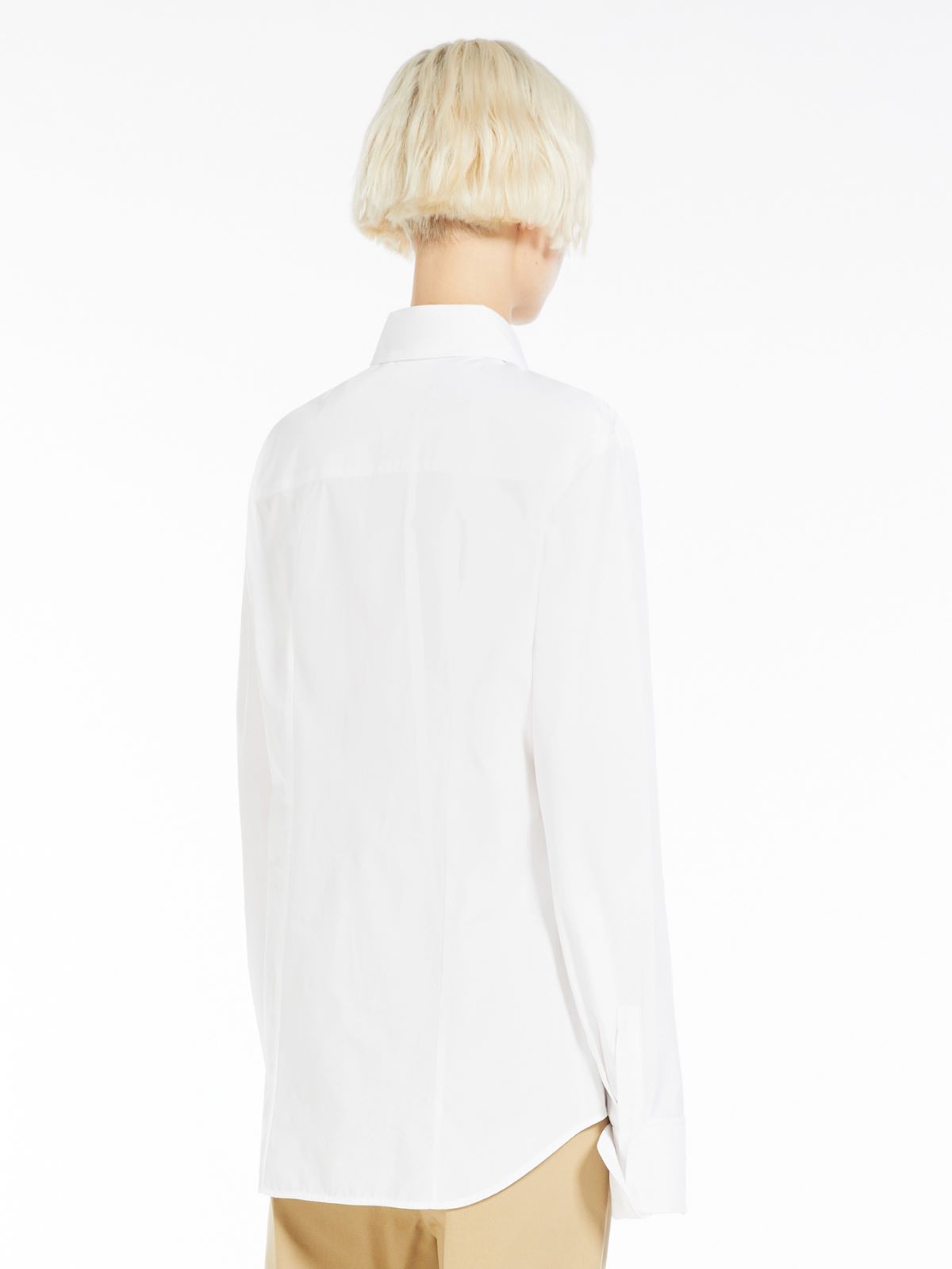 Cotton poplin shirt