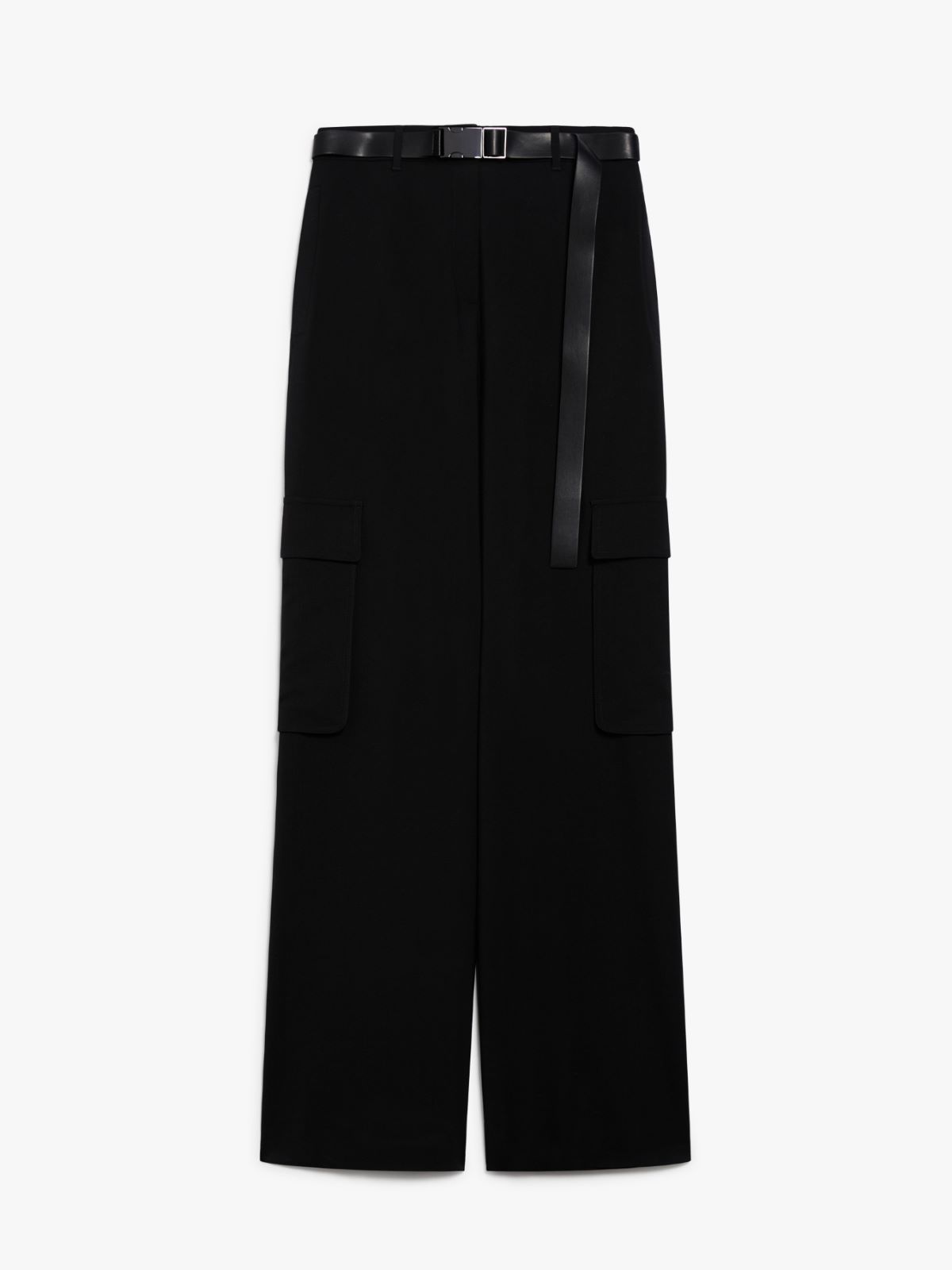 Wool cargo trousers