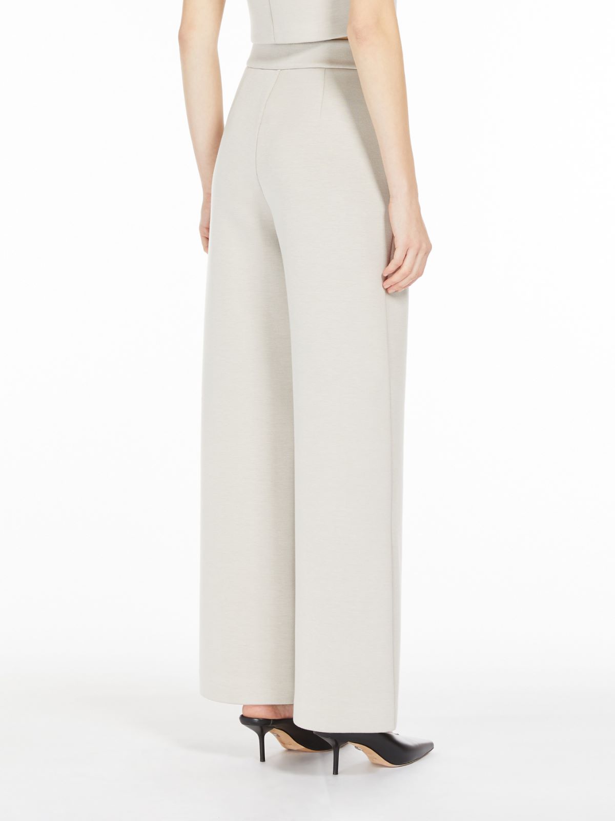 Scuba jersey trousers