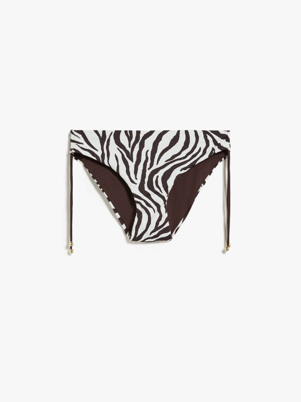 Printed nylon bikini bottoms