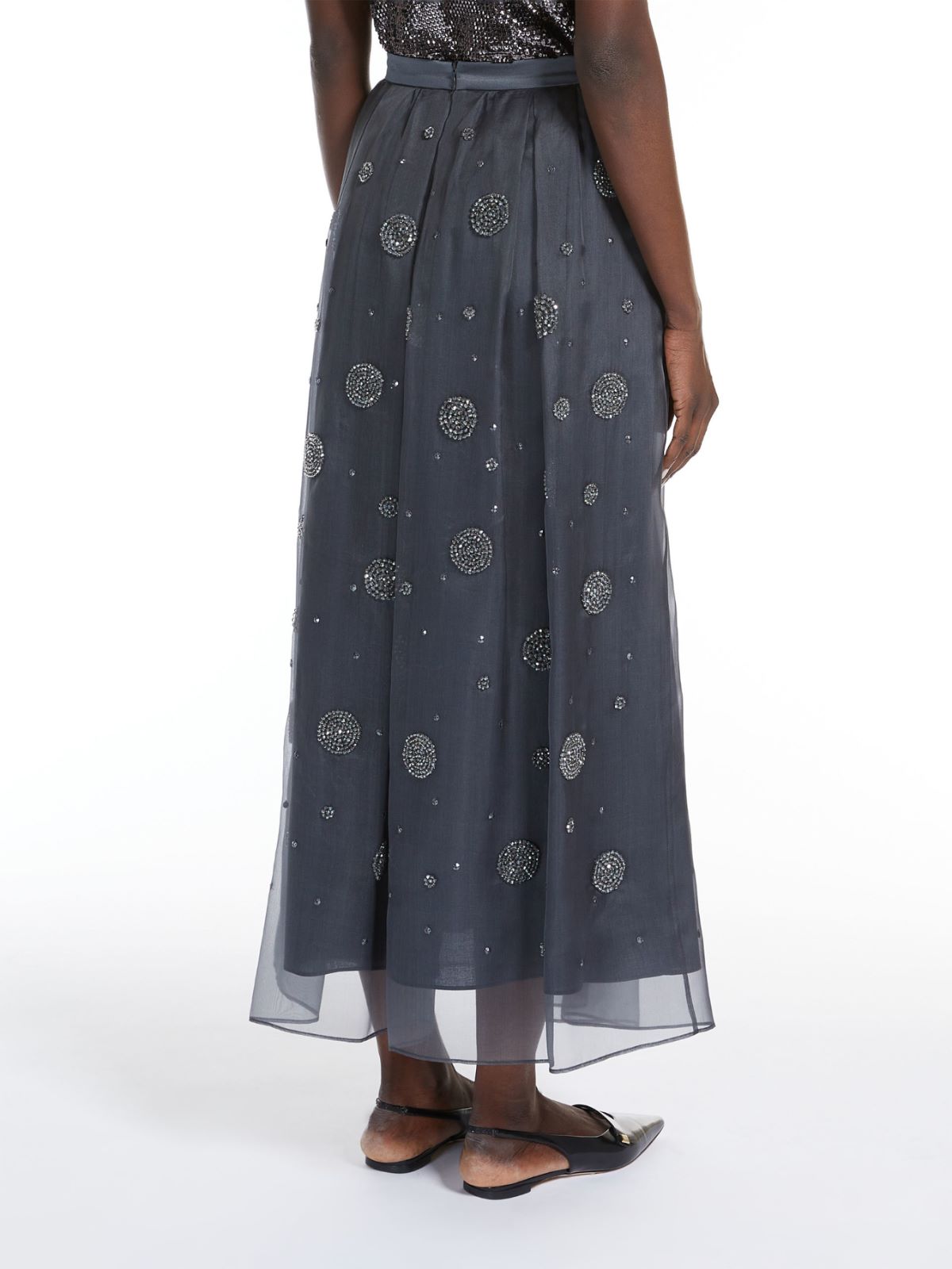 Organza circle skirt