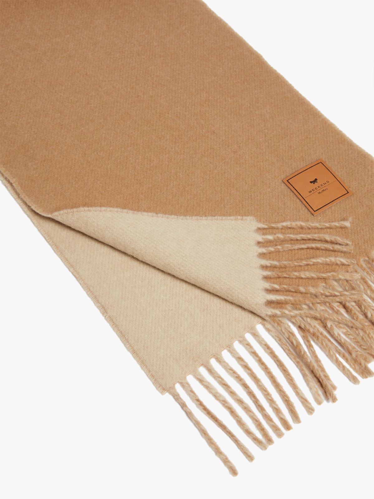 Double-faced wool stole