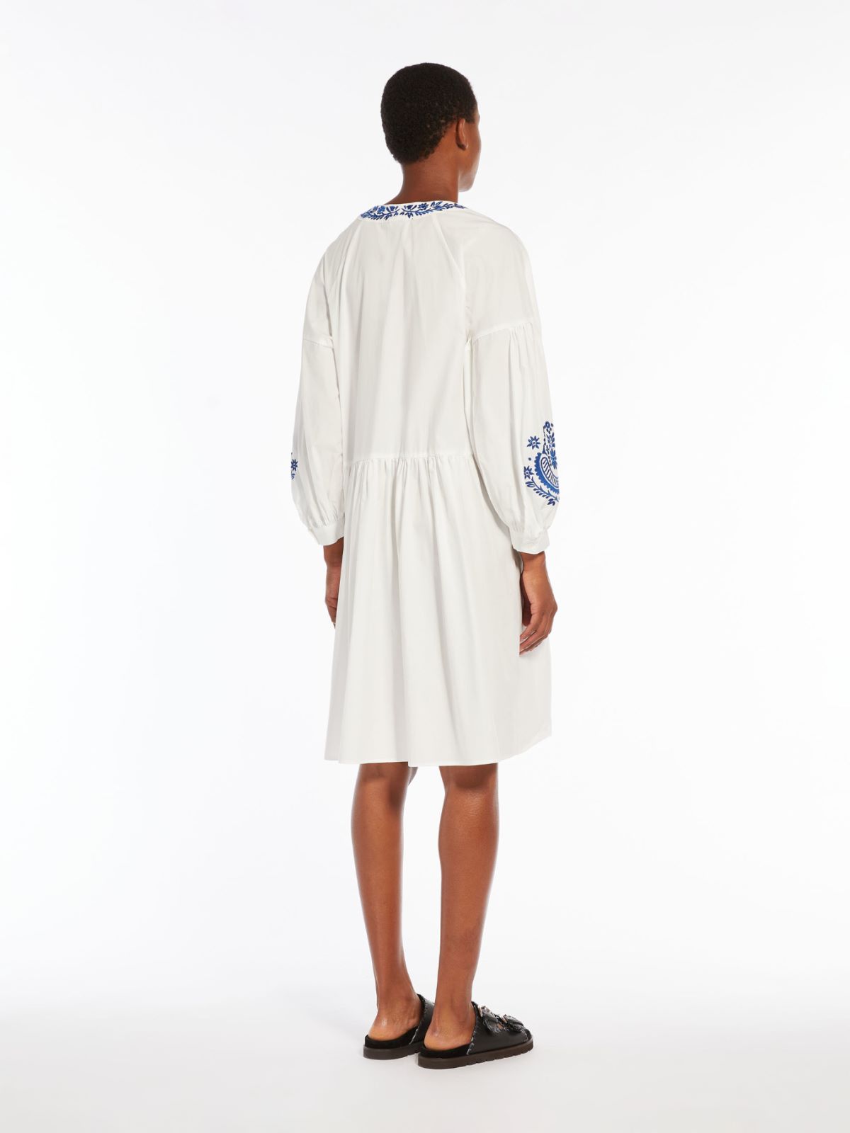 Cotton poplin dress
