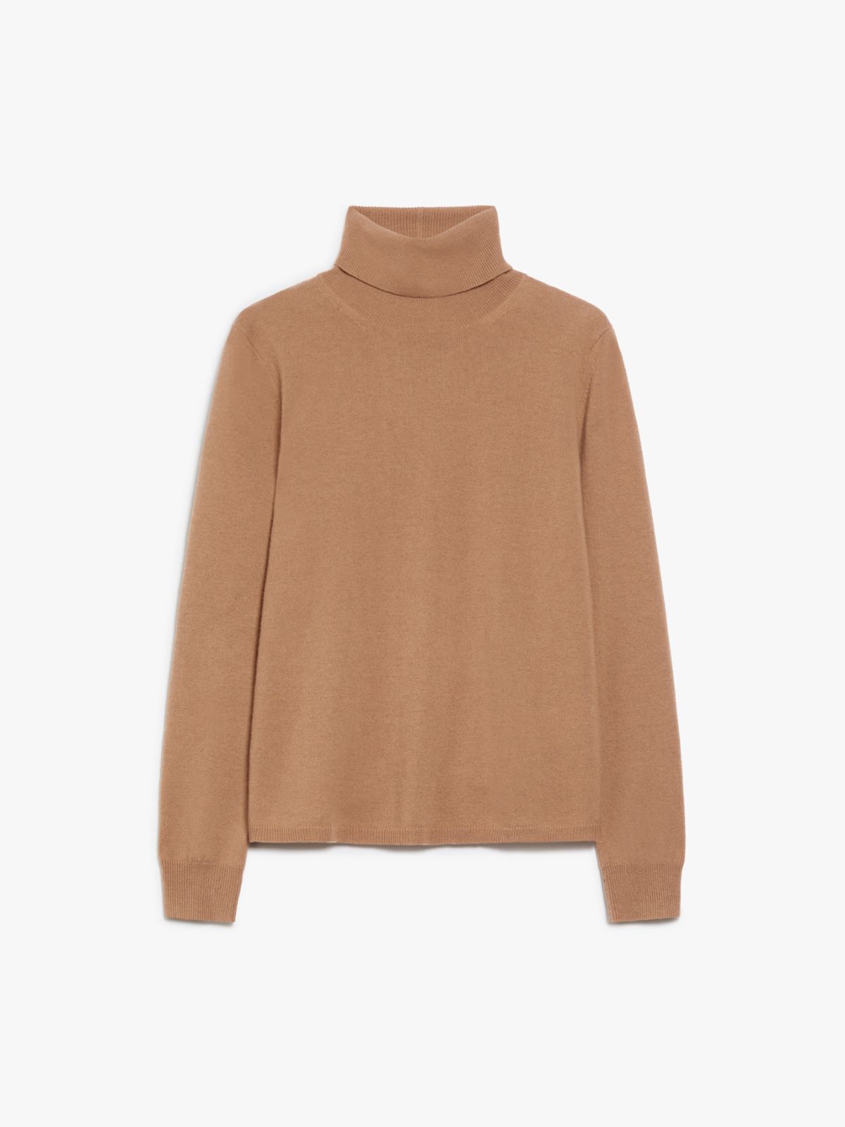 Cashmere polo-neck jumper