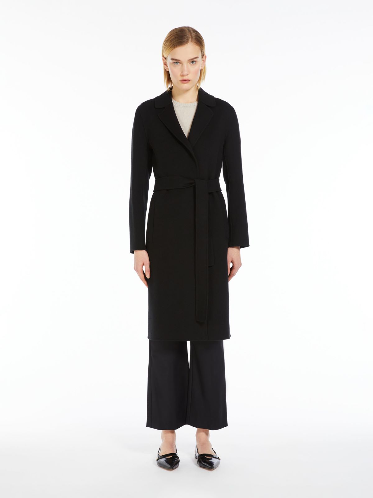 Wool robe coat