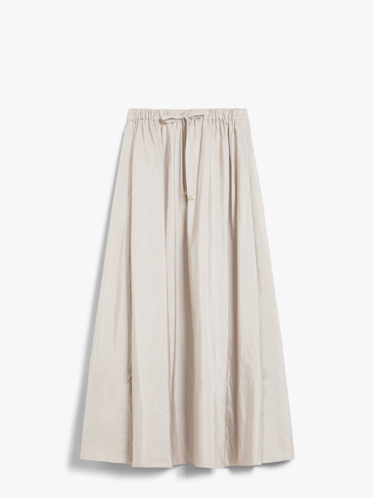 Long taffeta skirt