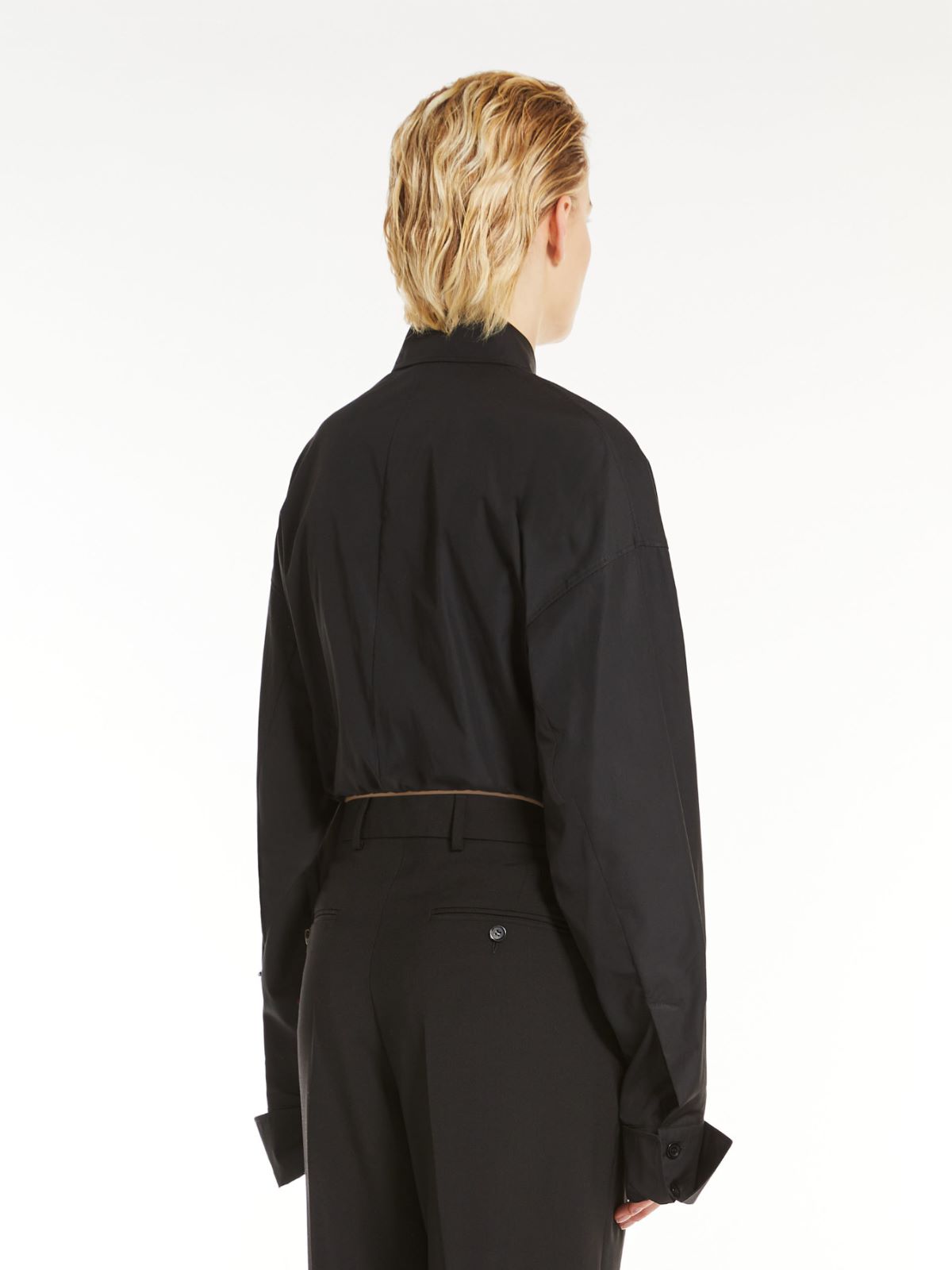 Boxy-fit drawstring shirt