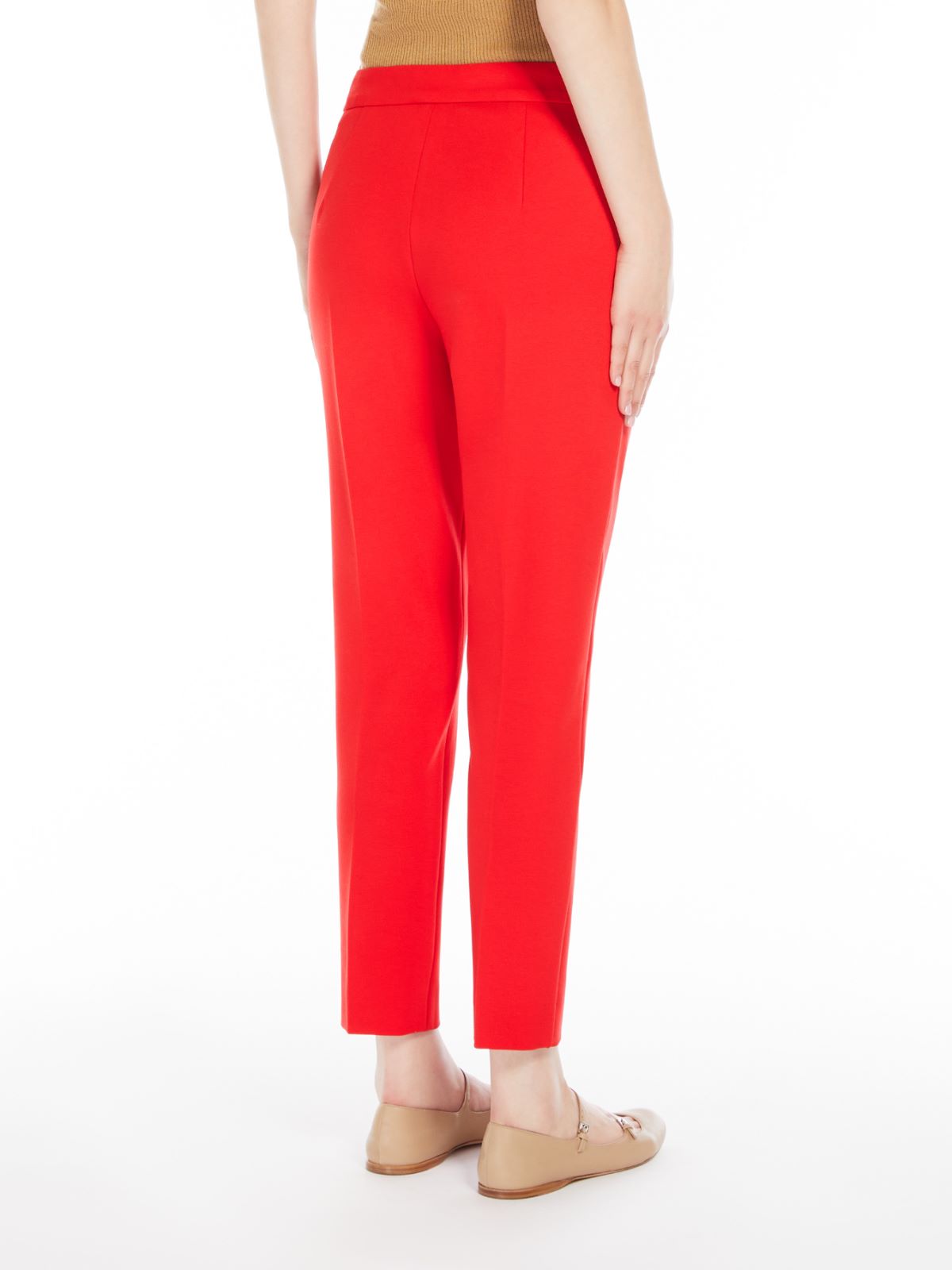 Viscose jersey trousers