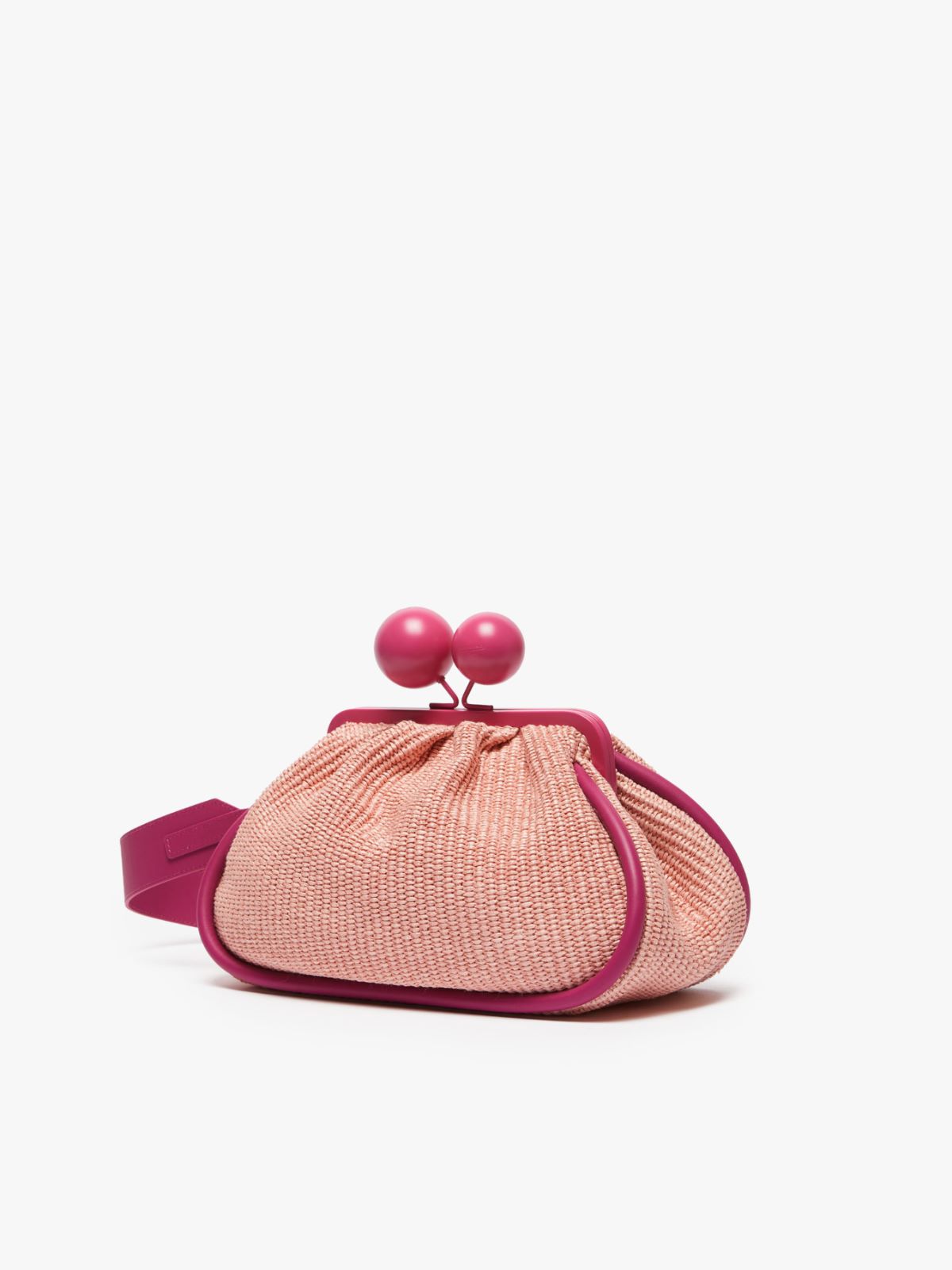 Medium raffia-look Pasticcino Bag