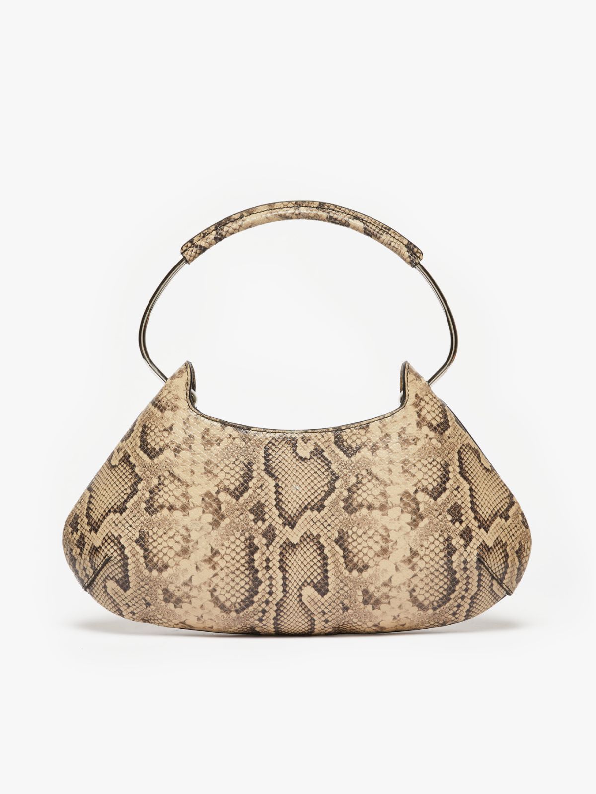 Medium Caju bag in python-print leather