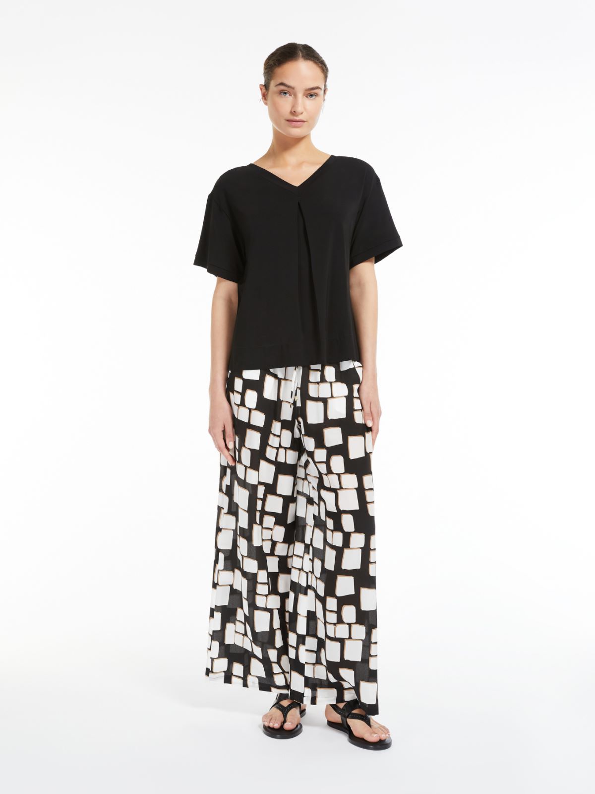 Viscose jersey blouse