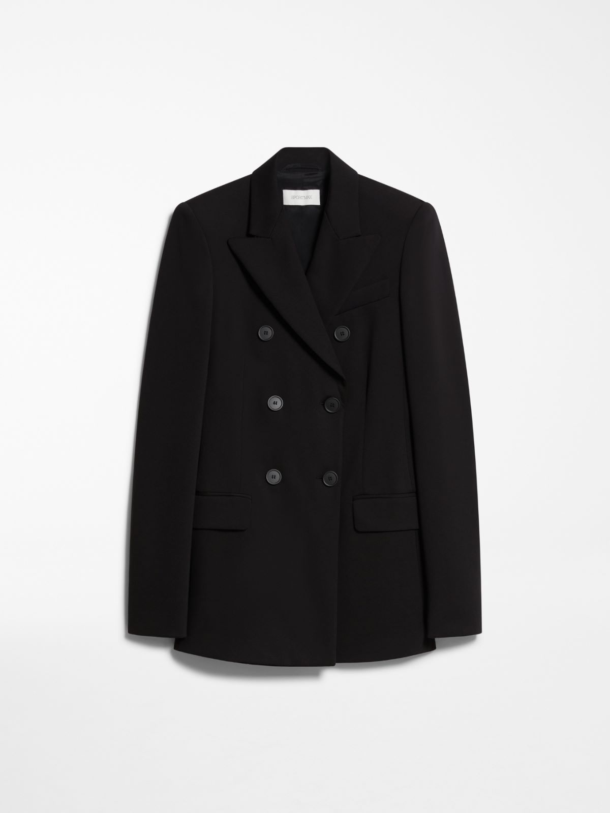 Scuba-look jersey blazer