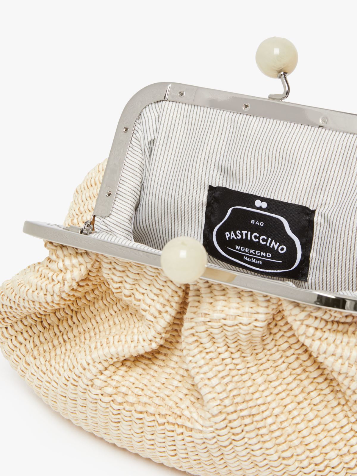 Small raffia-look Pasticcino Bag