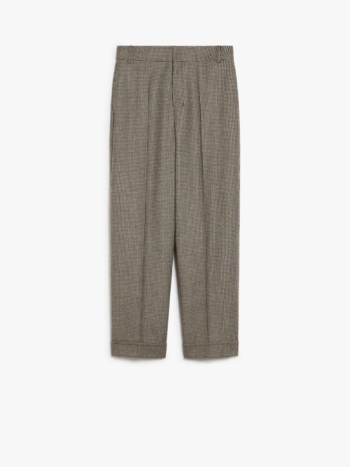 Wool and cashmere palazzo trousers