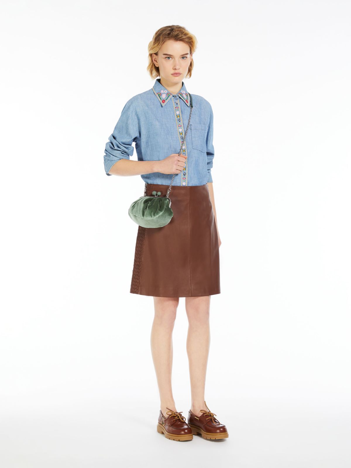 Small velvet Pasticcino Bag