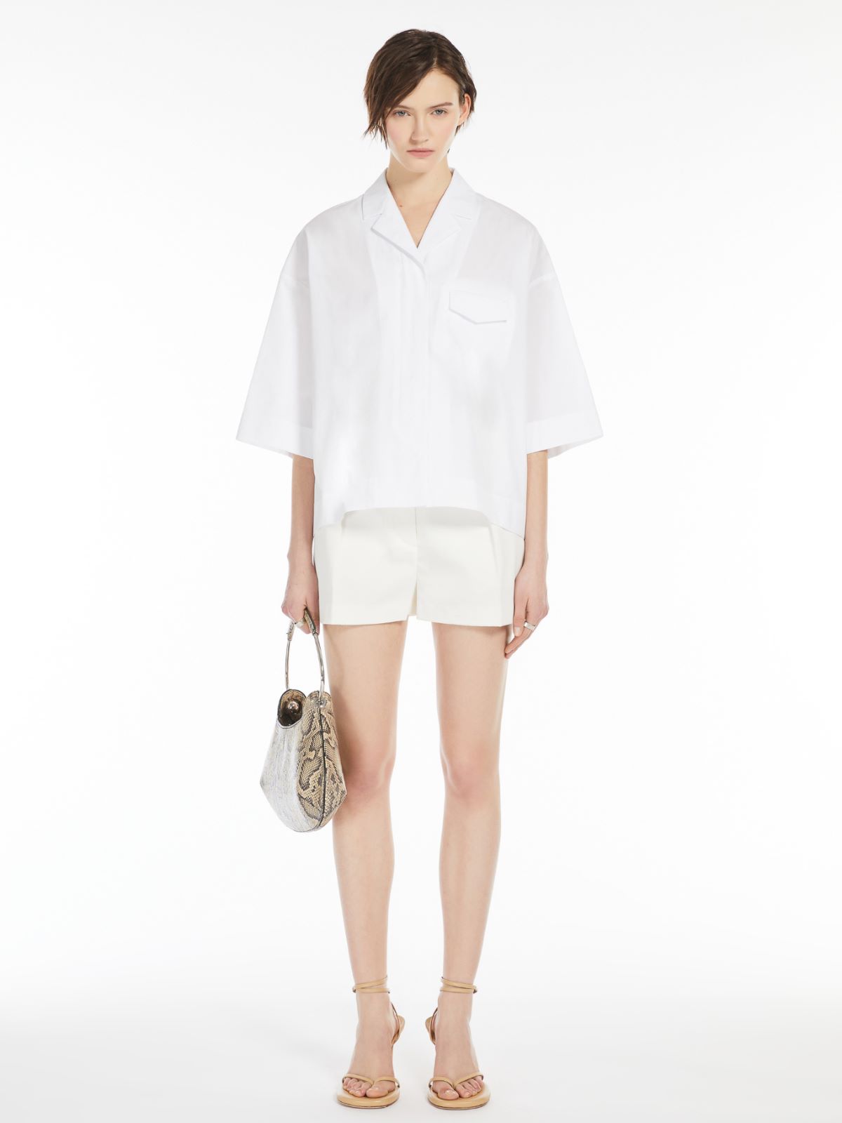 Boxy-fit cotton shirt