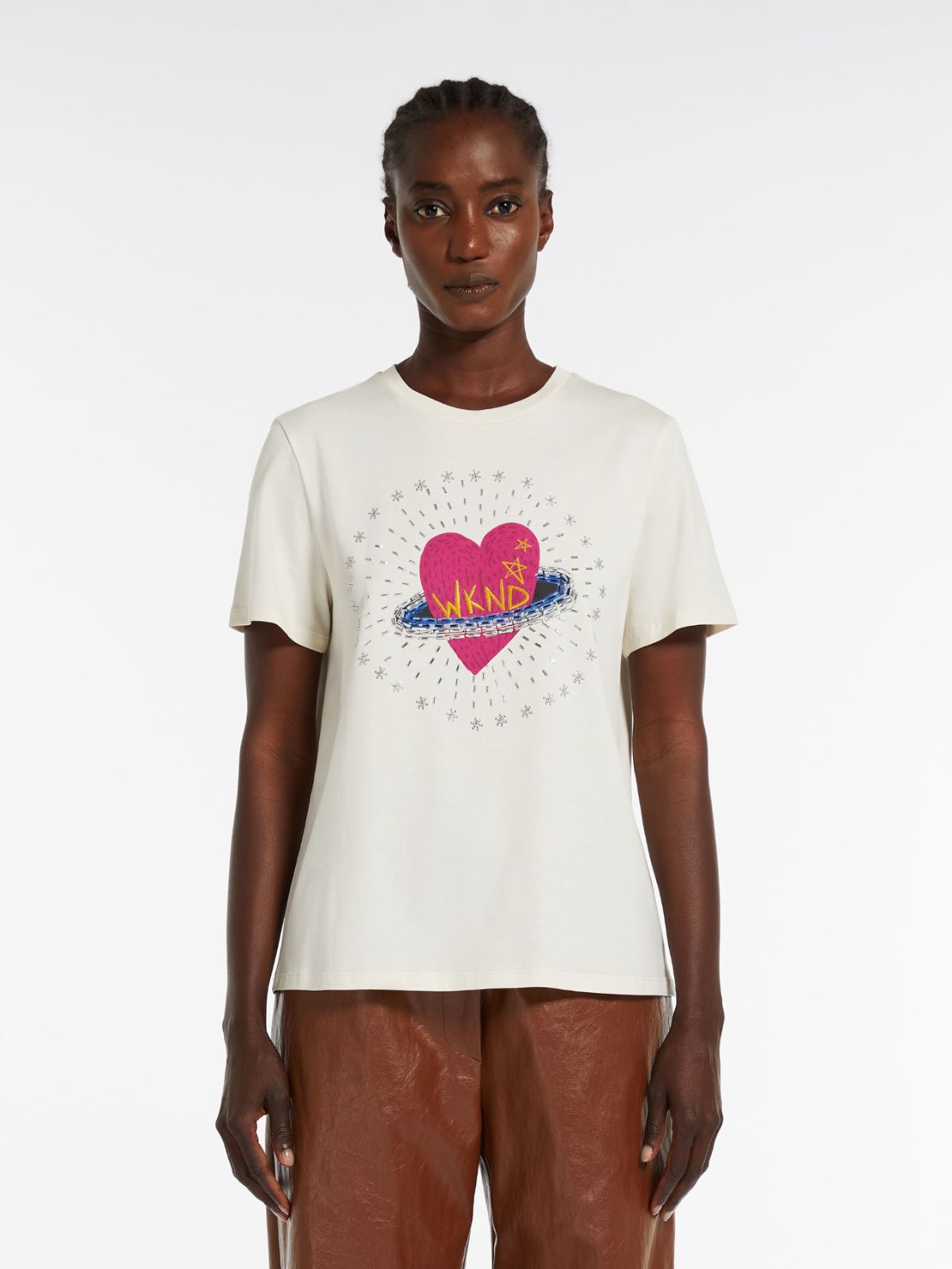 Printed jersey T-shirt