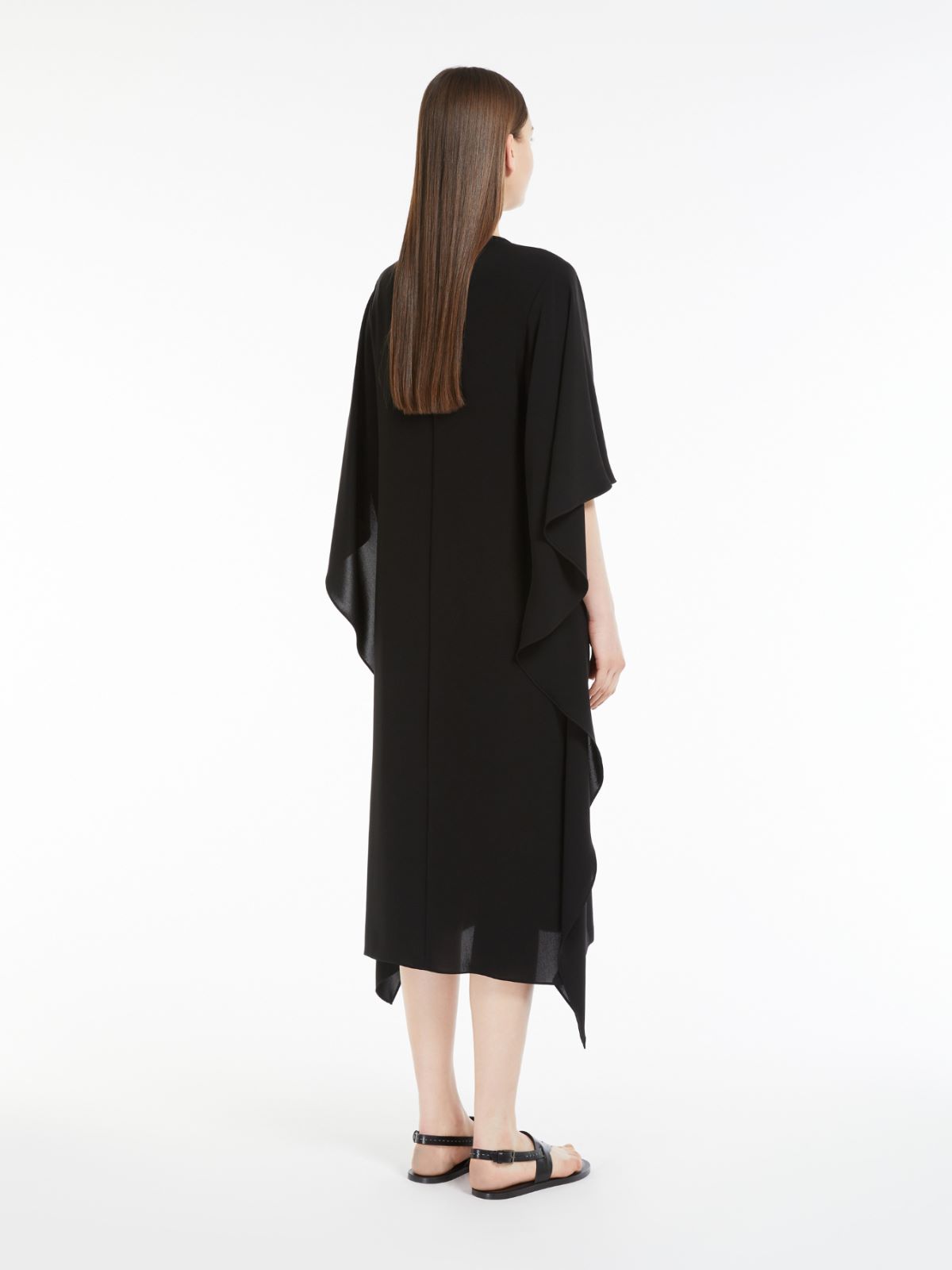 Cady dress with draping