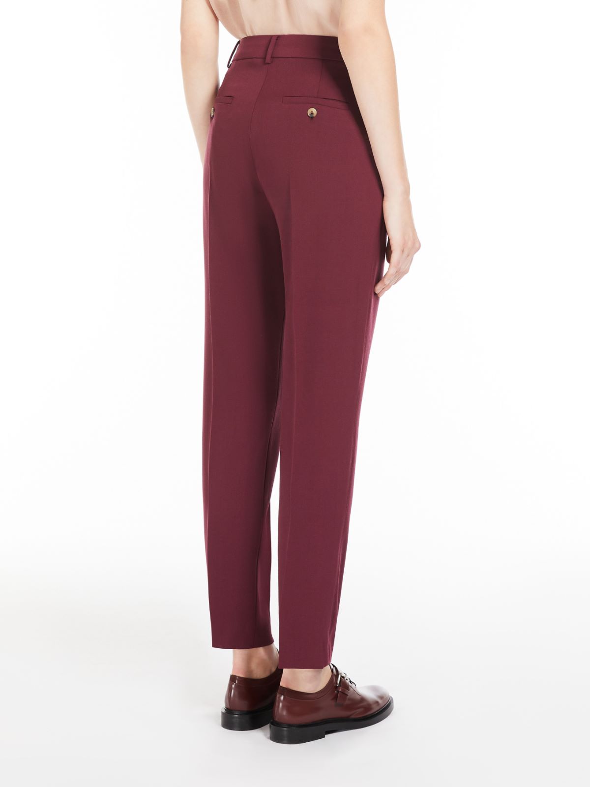 Wool granité trousers