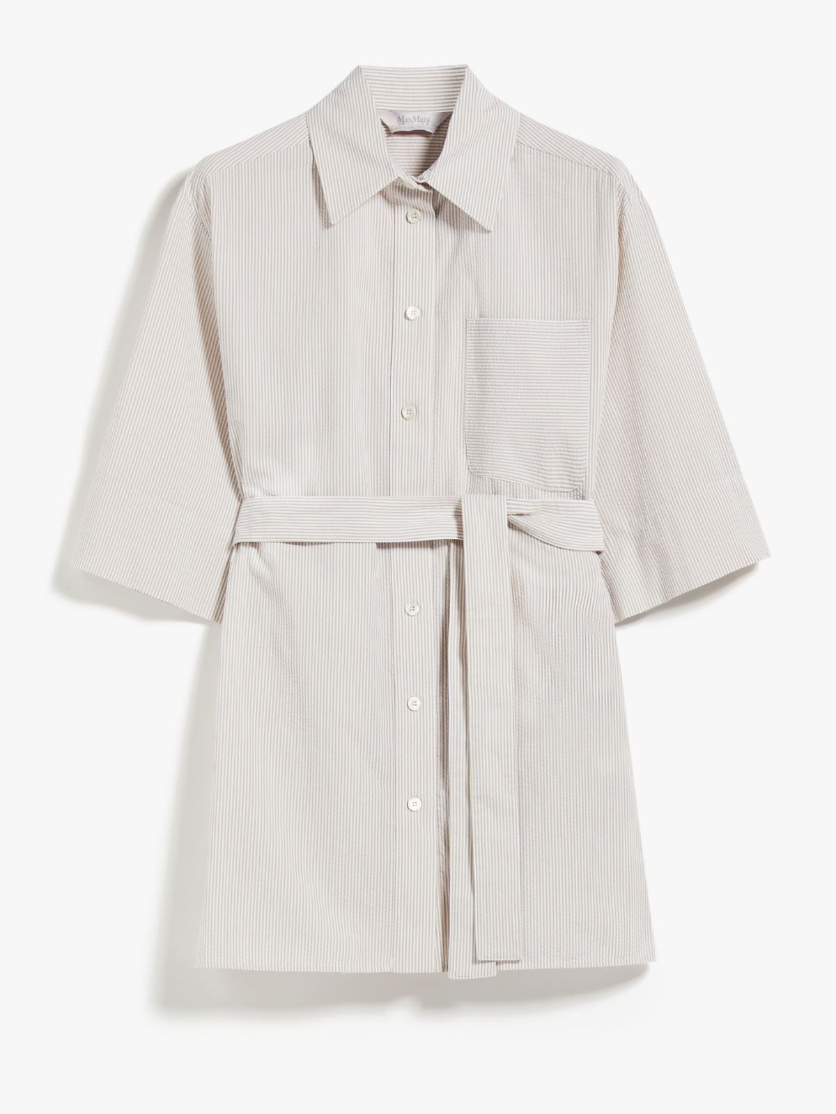 Cotton seersucker tunic