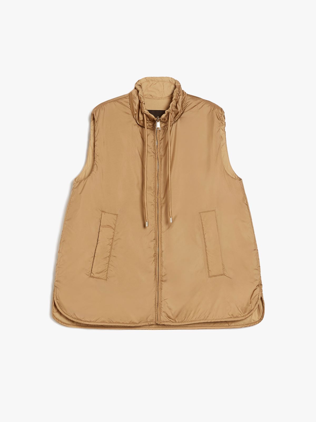Reversible water-repellent canvas gilet