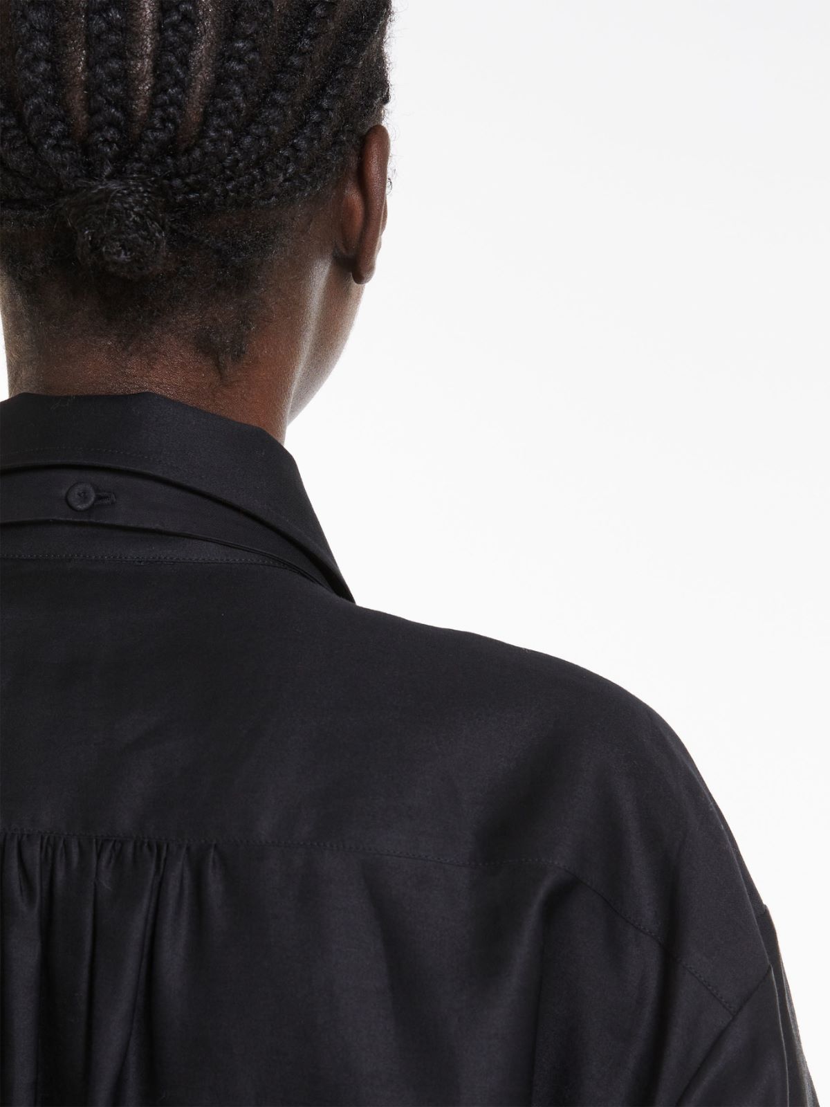 Oversize men’s-style cotton shirt