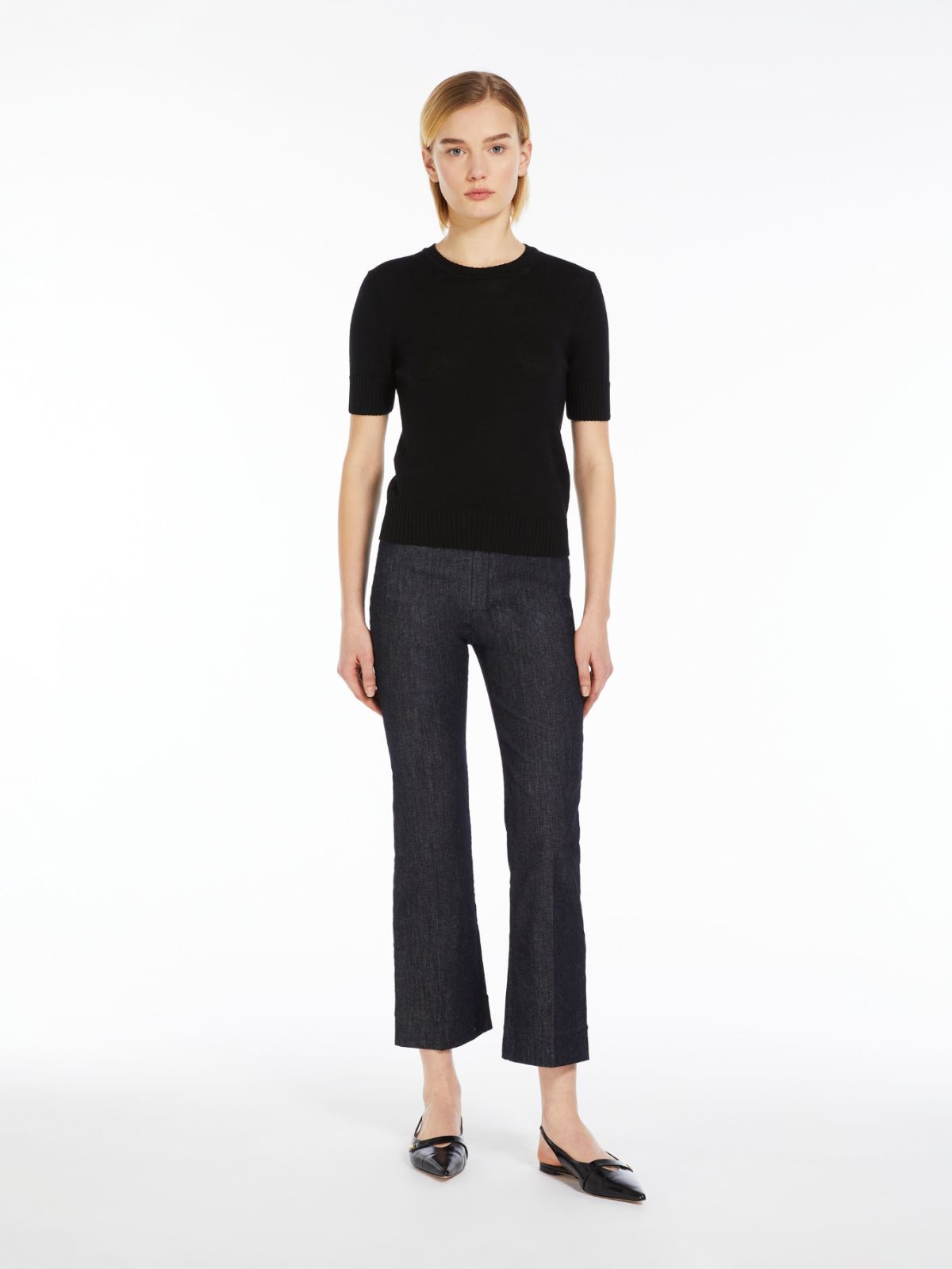 Wool crew-neck sweater